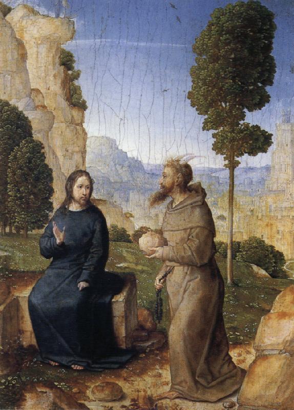 Juan de Flandes Temptation of Christ oil painting image